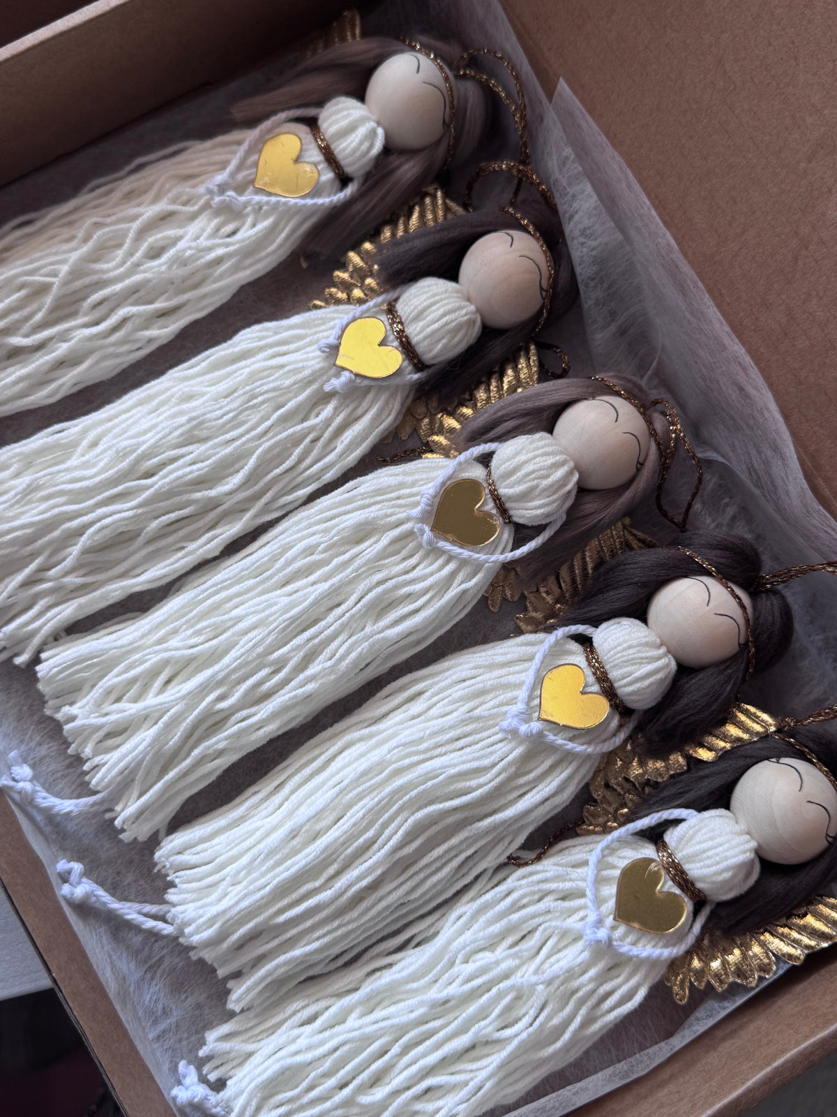 Macramé Angel Christmas Ornament