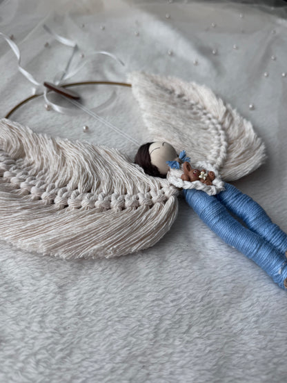 Macramé Boy – Handmade Angel Decoration