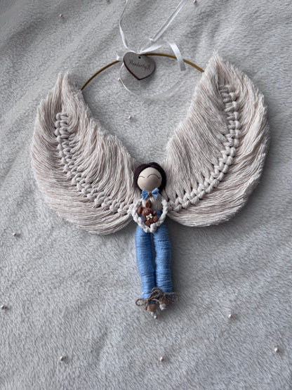 Macramé Boy – Handmade Angel Decoration