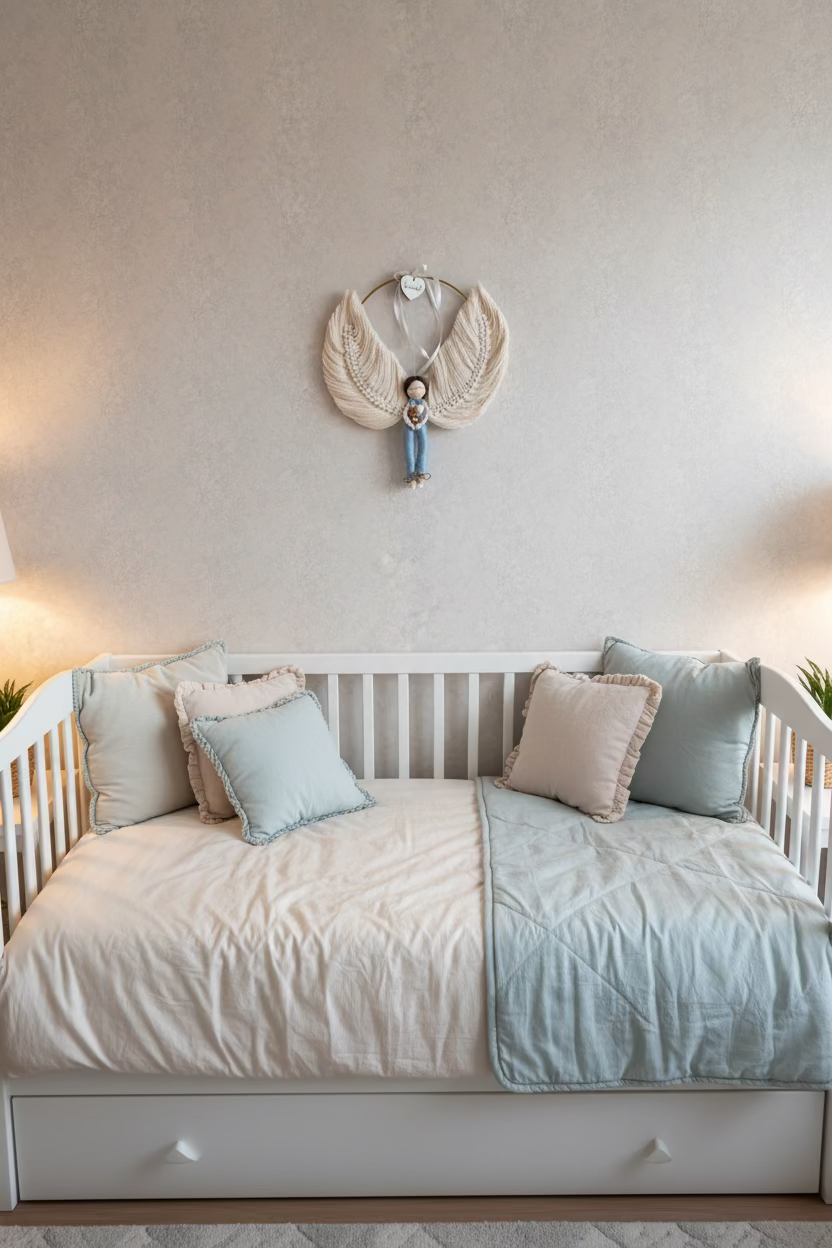 Macramé Boy – Handmade Angel Decoration