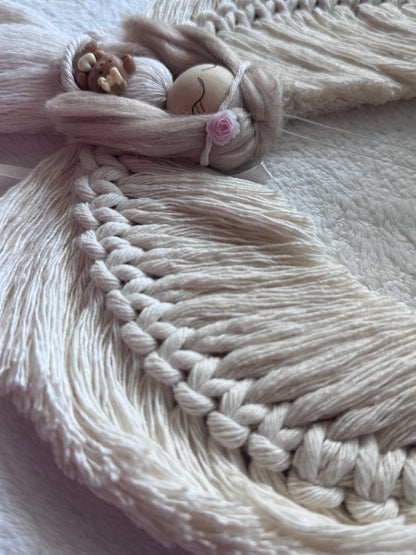 Macrame Angel for Baby Room