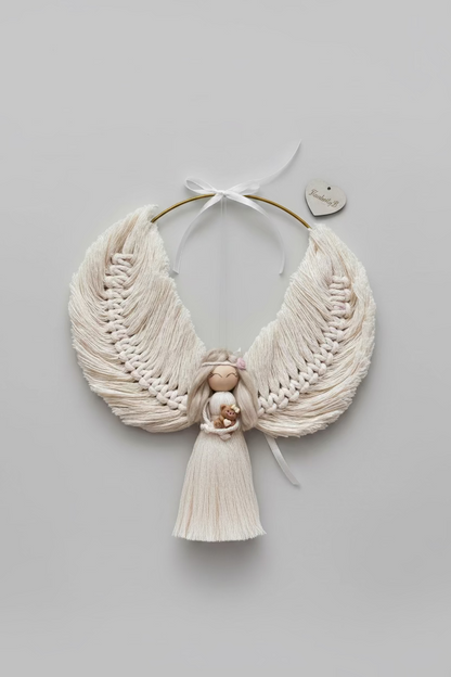 Macrame Angel for Baby Room