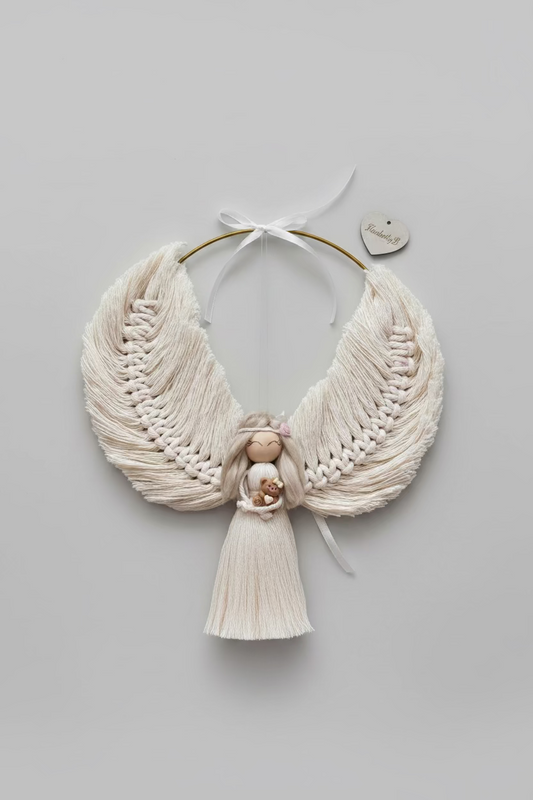 Macrame Angel for Baby Room