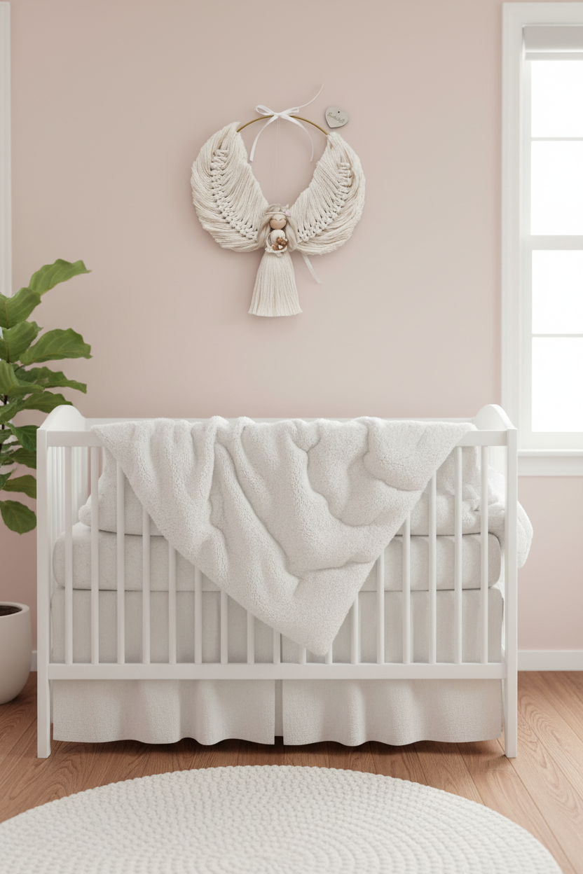Macrame Angel for Baby Room