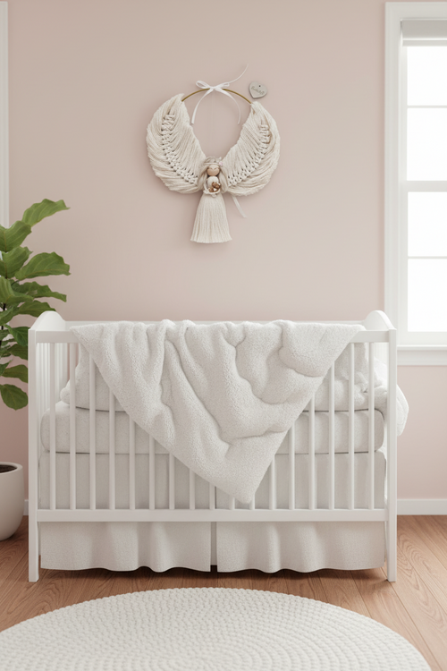 Macrame Angel for Baby Room