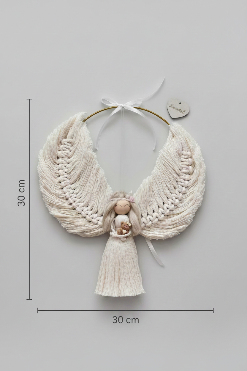 Macrame Angel for Baby Room